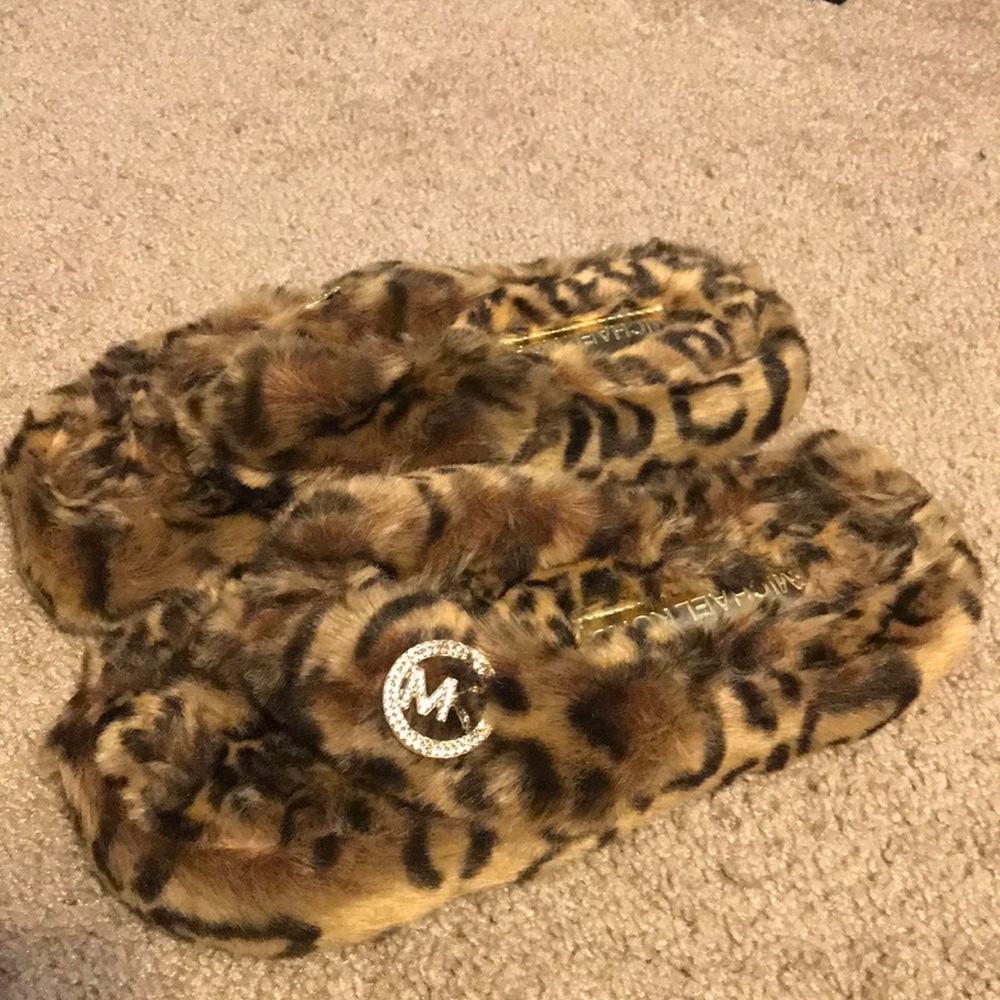 Michael Kors Thong Fur Slippers